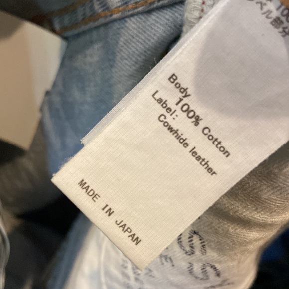 MOUSSY Vintage Style Jeans Naval Tapered Light Blue Mid-Rise Button Fly NWT - Picture 8 of 9